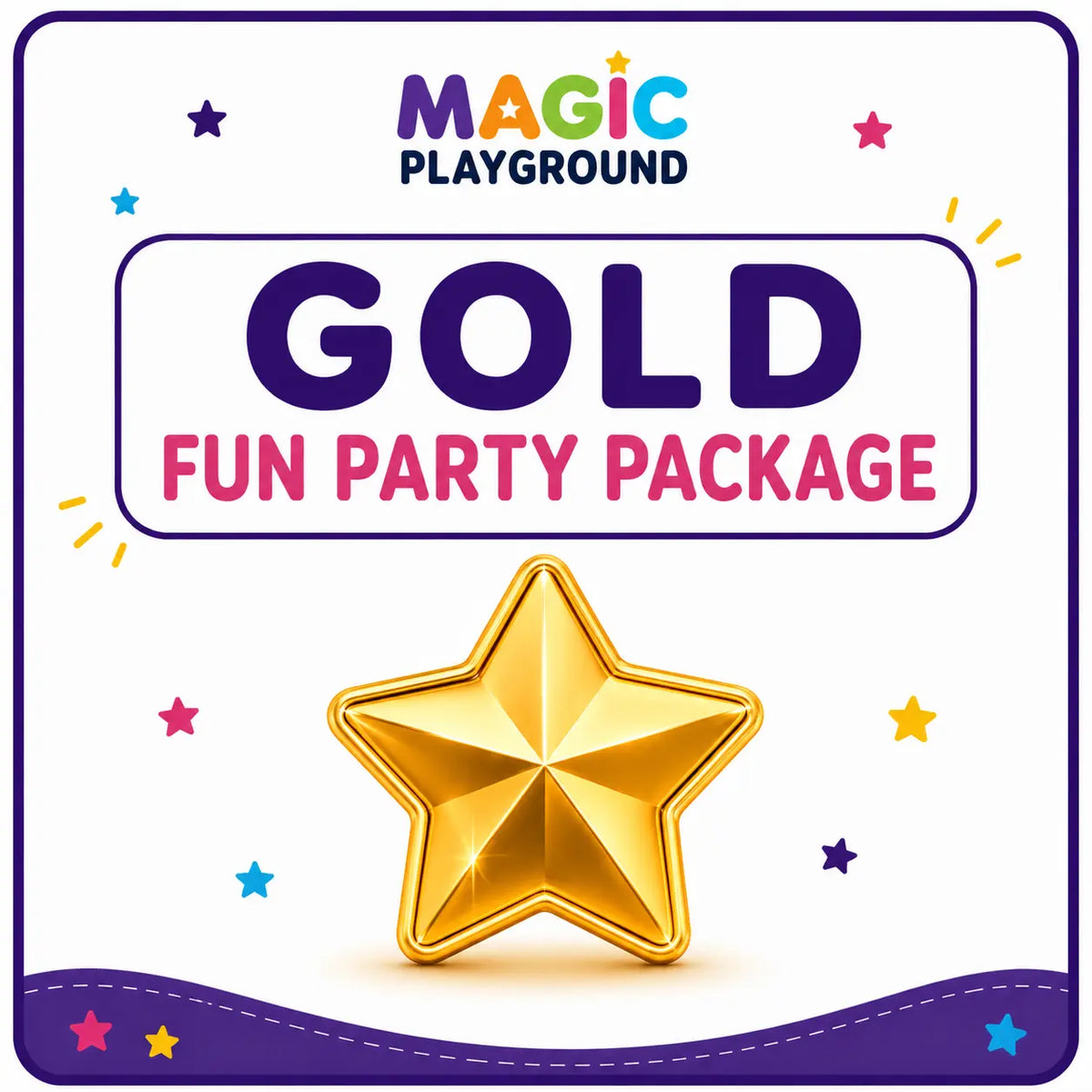Gold Fun Party Package - Quaker Bridge Mall (Coming Soon)